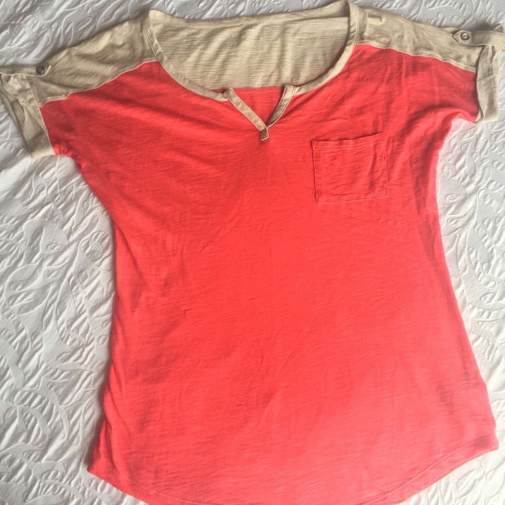 Express Ladies Short Sz XS peach tan